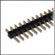 Gold Single Row Straight Header - 40 Pin